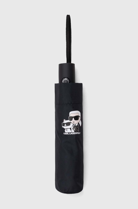 Deštník Karl Lagerfeld 245W3897 černá AA00