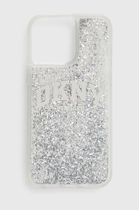 Dkny custodia per telefono iPhone 15 Pro Max sovrastampa bianco DKHCP15XLBNAET