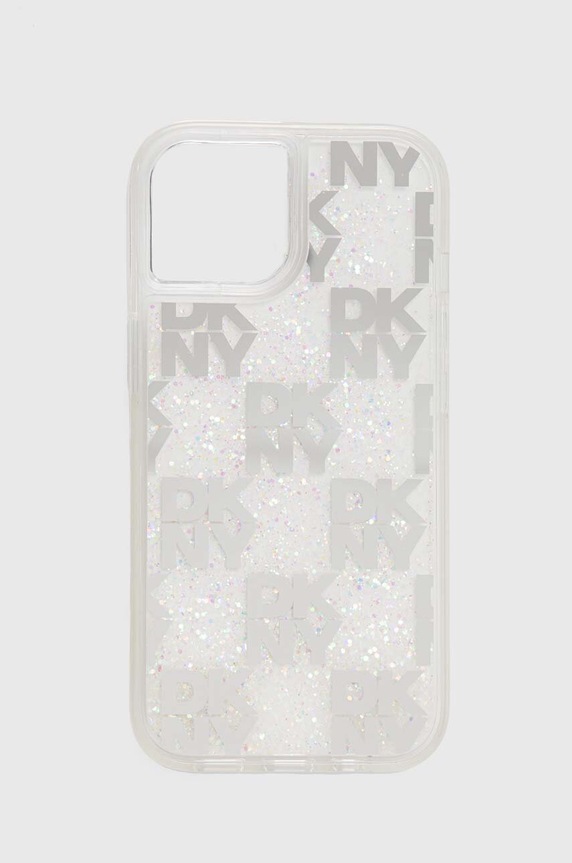 Dkny custodia per telefono iPhone 15 / 14 / 13 custodia per telefono bianco DKHCP15SLCPEPT