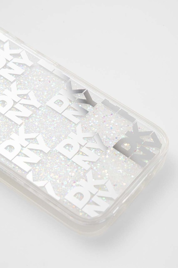 Dkny custodia per telefono iPhone 15 Pro DKHCP15LLCPEPT bianco AA00