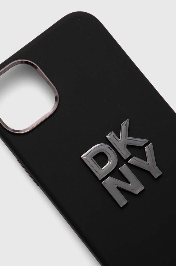 Dkny custodia per telefono iPhone 15 Plus / 14 Plus DKHCP15MSMCBSK nero AA00