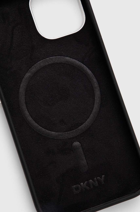 Obal na telefon Dkny iPhone 15 / 14 / 13 6.1" DKHMP15SSMCHLK černá AA00