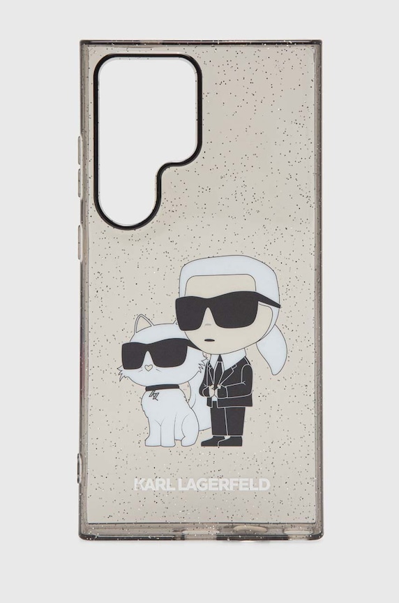 Puzdro na mobil Karl Lagerfeld S24 Ultra S928 potlač čierna KLHCS24LHNKCTGK