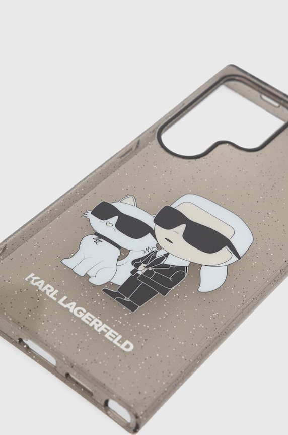 Puzdro na mobil Karl Lagerfeld S24 Ultra S928 KLHCS24LHNKCTGK čierna AA00