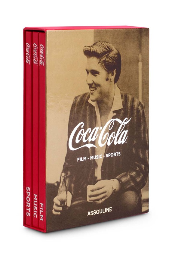 Assouline libro Coca-Cola Set of Three: Film, Music, Sports pacco da 3 9781614281436 multicolore AA00