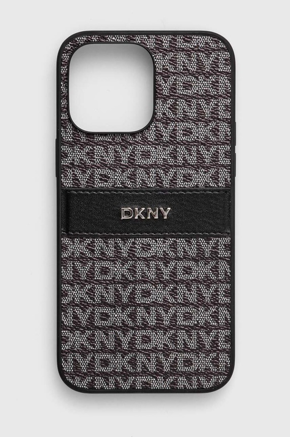 Etui za telefon Dkny iPhone 14 Pro Max 6.7 za telefon crna DKHCP14XPRTHSLK