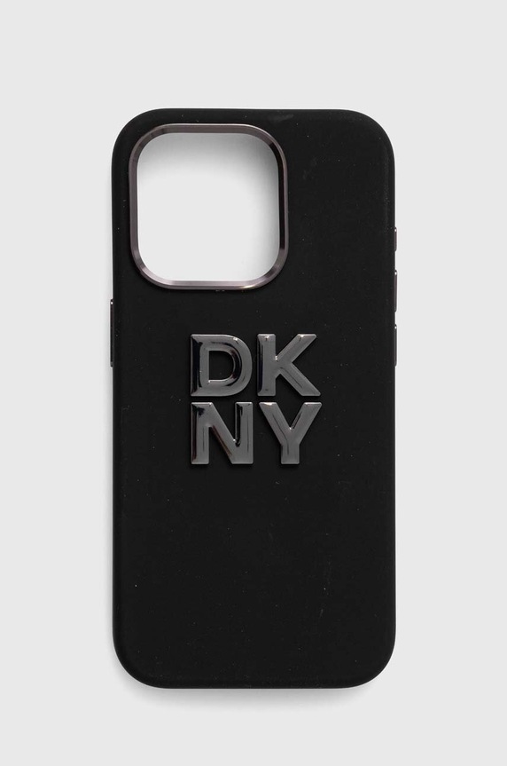 Dkny custodia per telefono iPhone 15 Pro 6.1 custodia per telefono nero DKHCP15LSMCBSK
