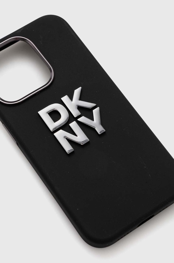 Dkny custodia per telefono iPhone 15 Pro 6.1 DKHCP15LSMCBSK nero AA00