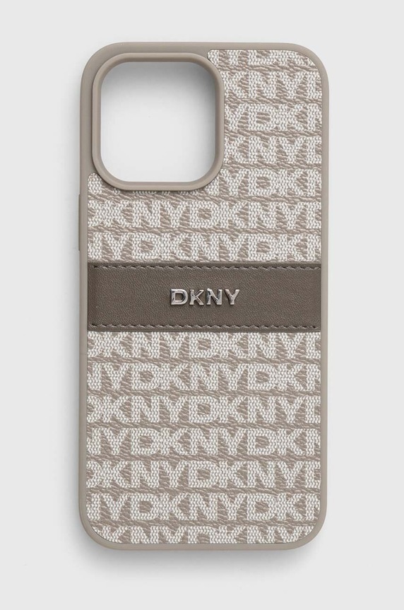 Dkny telefon tok iPhone 15 Pro Max 6.7 telefonhoz szürke DKHCP15XPRTHSLE