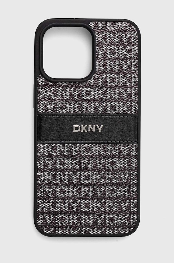 Dkny custodia per telefono iPhone 15 Pro Max 6.7 custodia per telefono nero DKHCP15XPRTHSLK