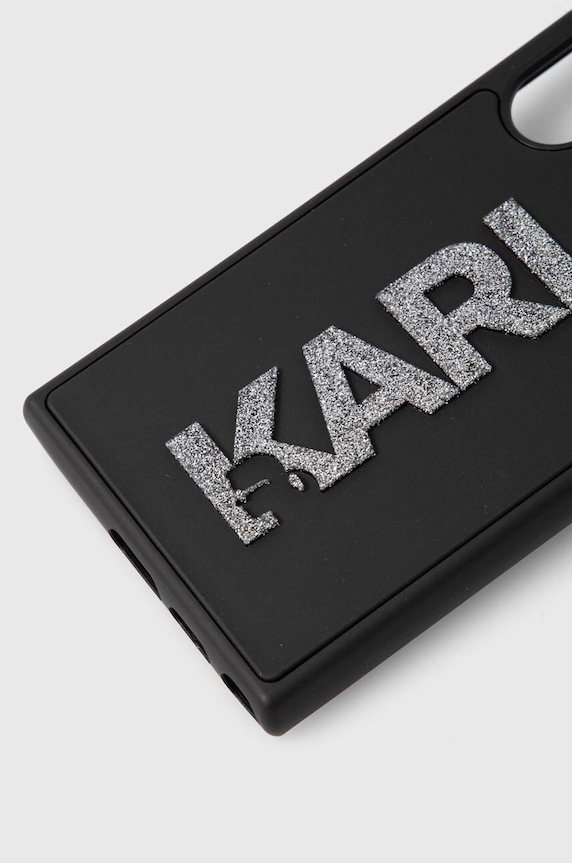 Puzdro na mobil Karl Lagerfeld S24 Ultra S928 KLHCS24L3DMBKCK čierna AA00