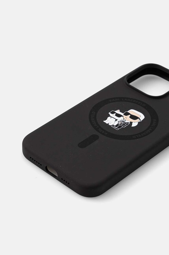 Obal na telefon Karl Lagerfeld iPhone 15 Pro Max 6.7 KLHMP15XSCMKCRHK černá AA00