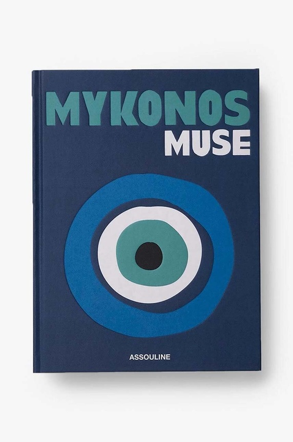 Kniha Assouline Mykonos Muse by Lizy Manola, English tmavomodrá 9781614286905