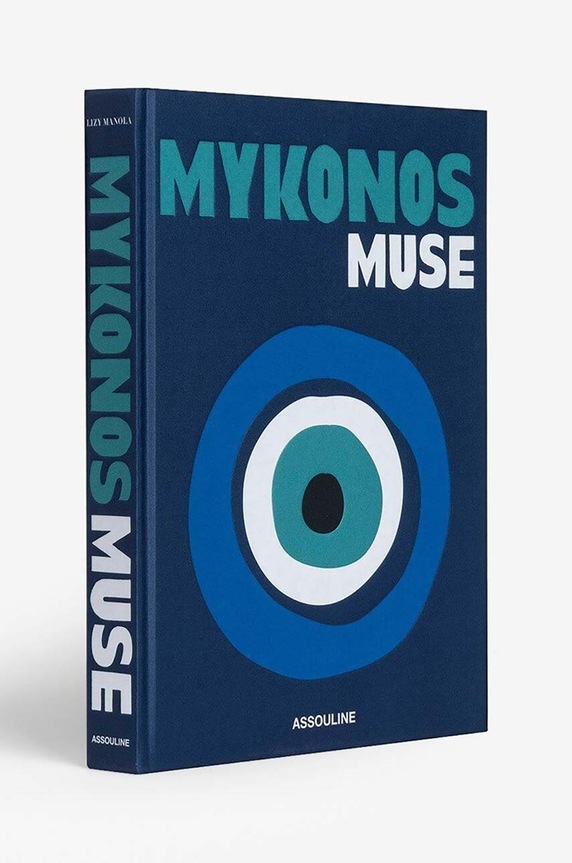 Kniha Assouline Mykonos Muse by Lizy Manola, English 9781614286905 tmavomodrá AA00