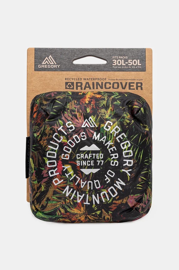 Pláštenka na batoh Gregory Raincover 30-50L potlač zelená RAINCOVER.30/50L