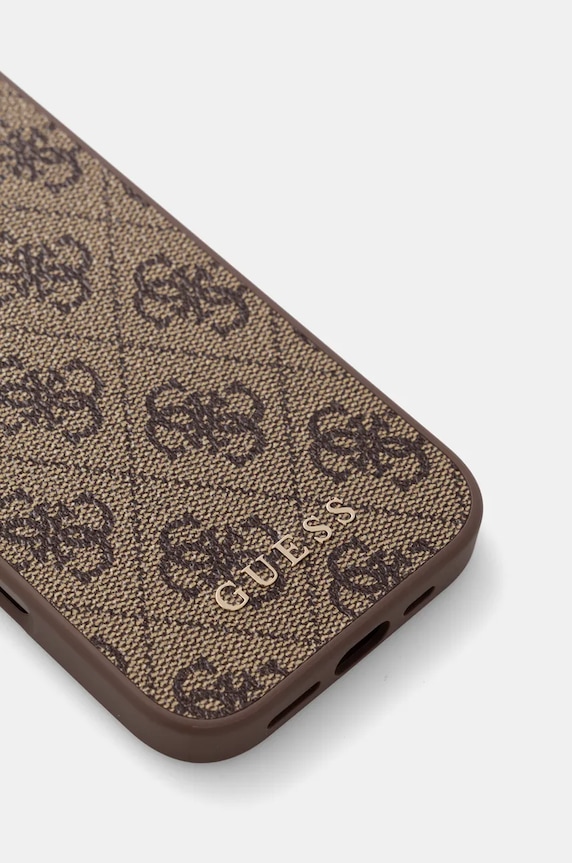 Etui za telefon Guess iPhone 16 Pro 6.3 GUHCP16LG4GFBR rjava AA00