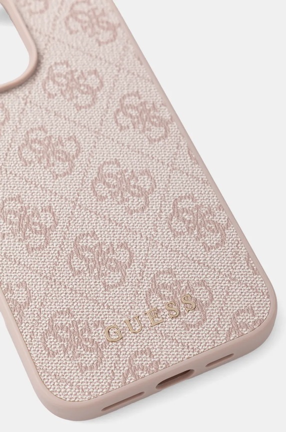 Guess carcasă de telefon iPhone 16 Pro Max 6.9 GUHCP16XG4GFPI roz AA00