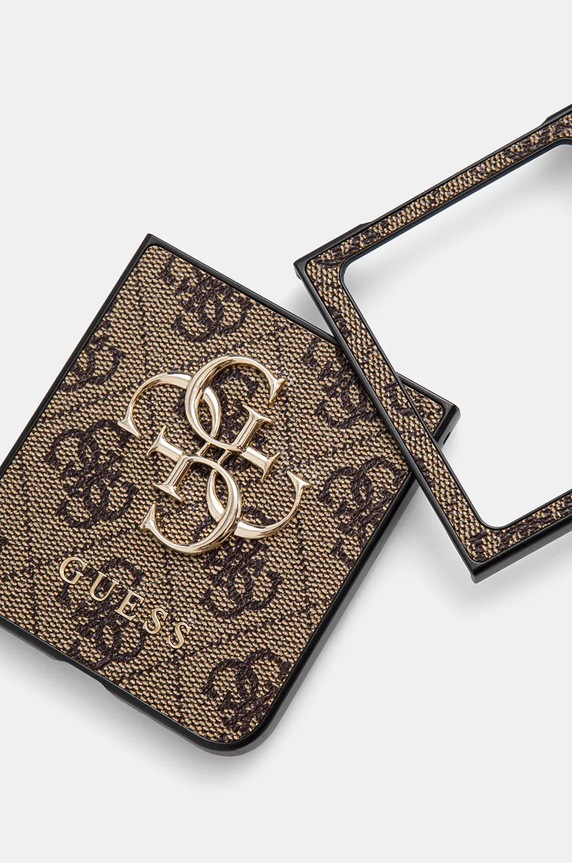 Θήκη κινητού Guess Z Flip6 F741 GUHCZF64GMGBR καφέ AA00