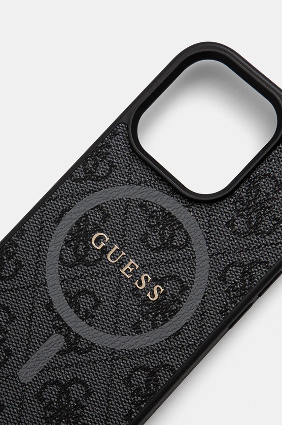Чохол на телефон Guess iPhone 16 Pro 6.3 GUHMP16LG4GFRK чорний AA00
