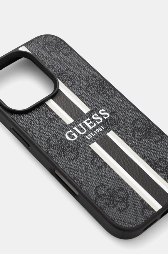 Guess custodia per telefono iPhone 16 Pro 6.3 GUHMP16LP4RPSK nero AA00