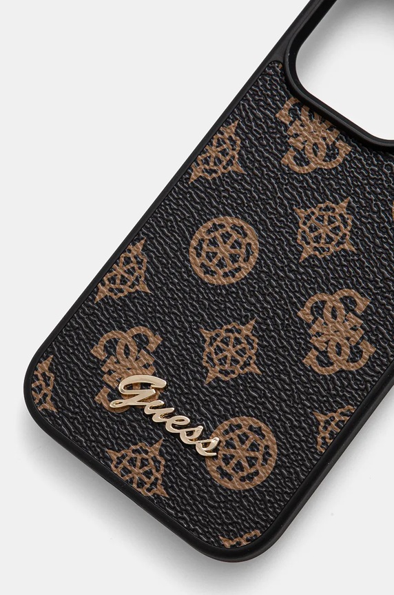 Etui za telefon Guess iPhone 16 Pro 6.3 GUHMP16LPGPYSK smeđa AA00