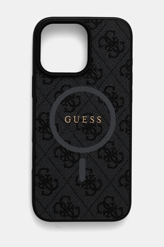 Θήκη κινητού Guess iPhone 16 Pro Max 6.9 στάμπα μαύρο GUHMP16XG4GFRK