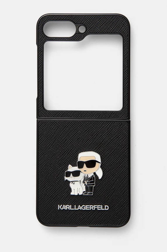 Obal na telefon Karl Lagerfeld Z Flip6 F741 na mobil černá KLHCZF6SAPKCNPK