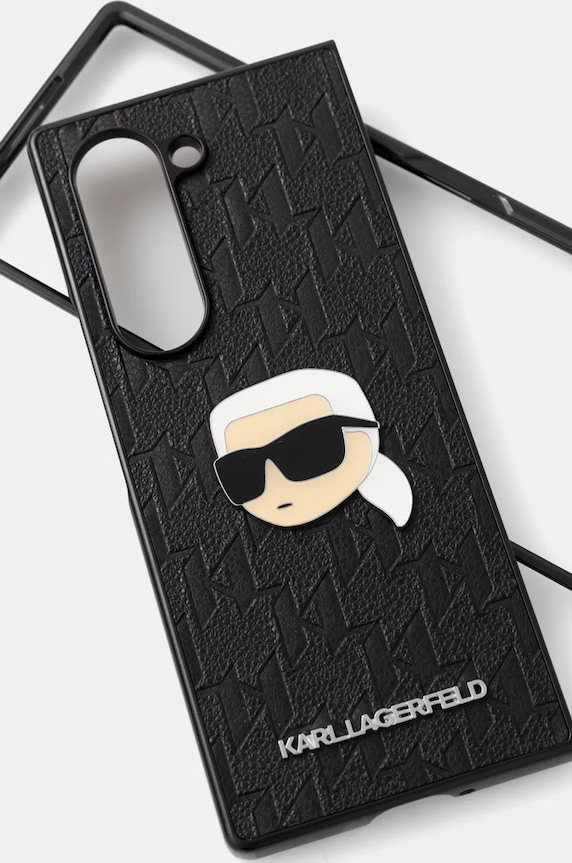 Karl Lagerfeld etui pentru telefon Z Fold6 F956 KLHCZFD6PGKSKIHK negru AA00