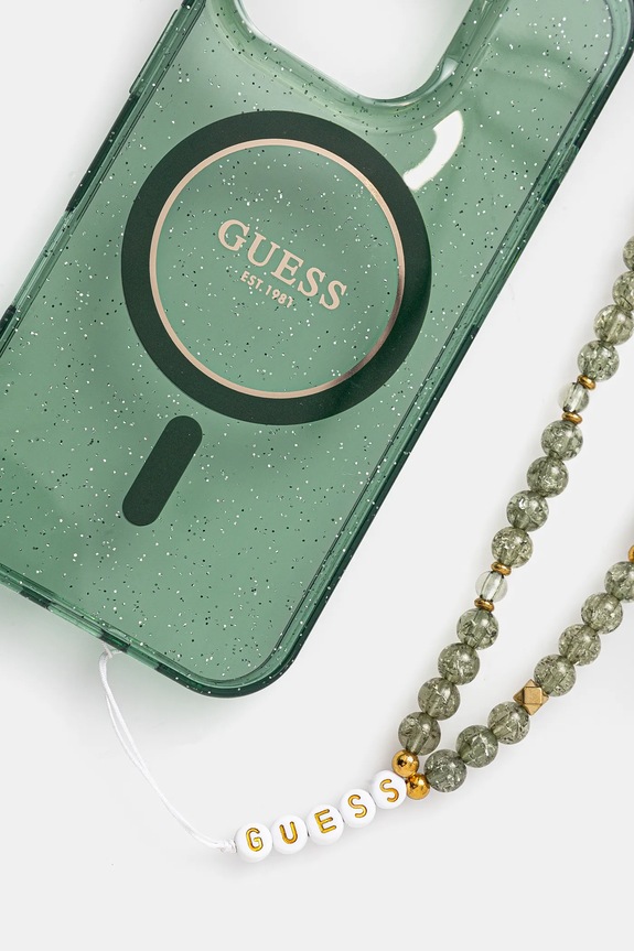 Θήκη κινητού Guess iPhone 16 Pro 6.3 GUHMP16LHGCRELSA πράσινο AA00