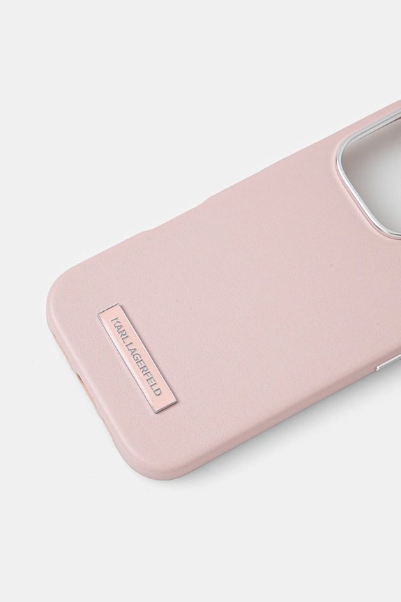 Etui za telefon Karl Lagerfeld iPhone 16 Pro 6.3 KLHMP16LPGMSRPP roza AA00