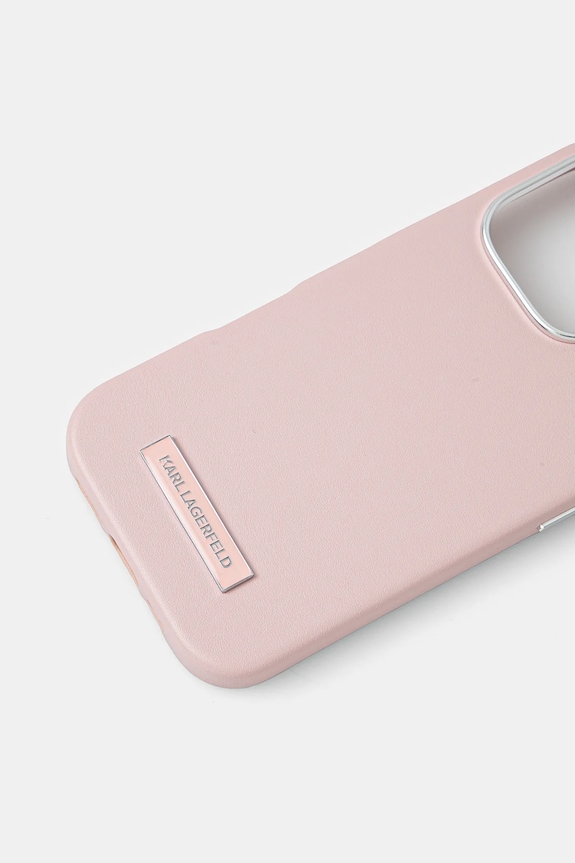 Etui za telefon Karl Lagerfeld iPhone 16 Pro 6.3 KLHMP16LPGMSRPP roza AA00