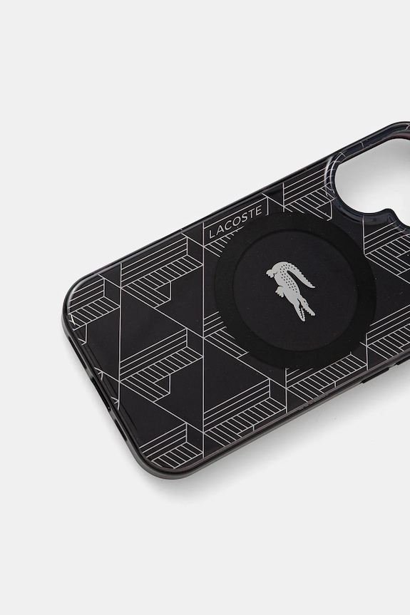 Etui za telefon Lacoste iPhone 16 6.1 LCHMP16SUBSK crna AA00
