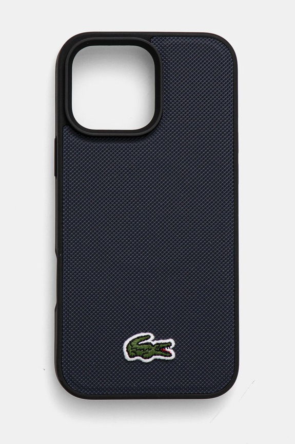 Lacoste custodia per telefono iPhone 16 Pro Max 6.9 custodia per telefono blu navy LCHMP16XPVCV