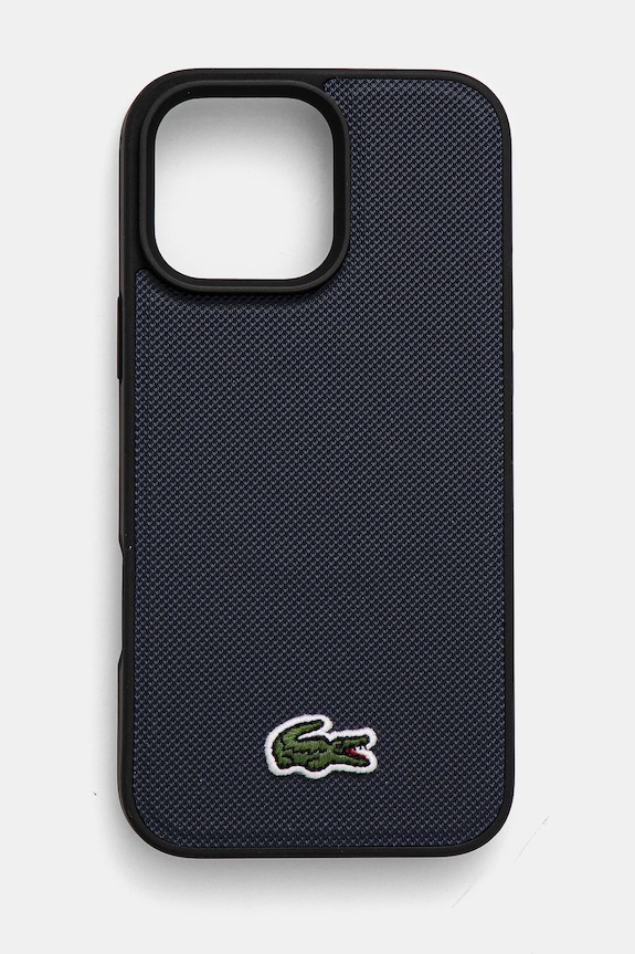 Lacoste custodia per telefono iPhone 16 Pro Max 6.9 custodia per telefono blu navy LCHMP16XPVCV