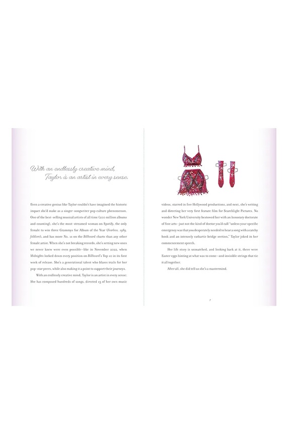 home & lifestyle libro Taylor Swift is Life by Kathleen Perricone, English rosa QU1200