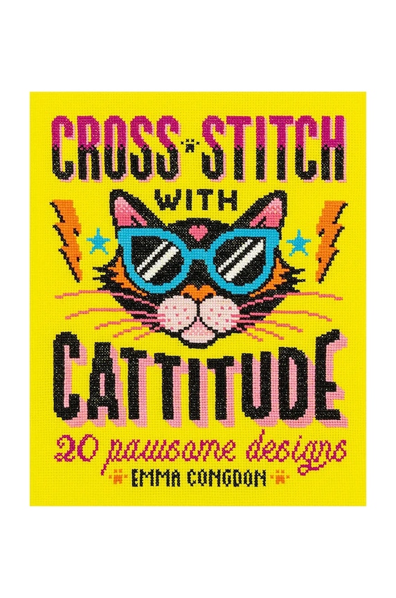 Книга home & lifestyle Cross Stitch with Cattitude by Emma Congdon, English мультиколор DC1011