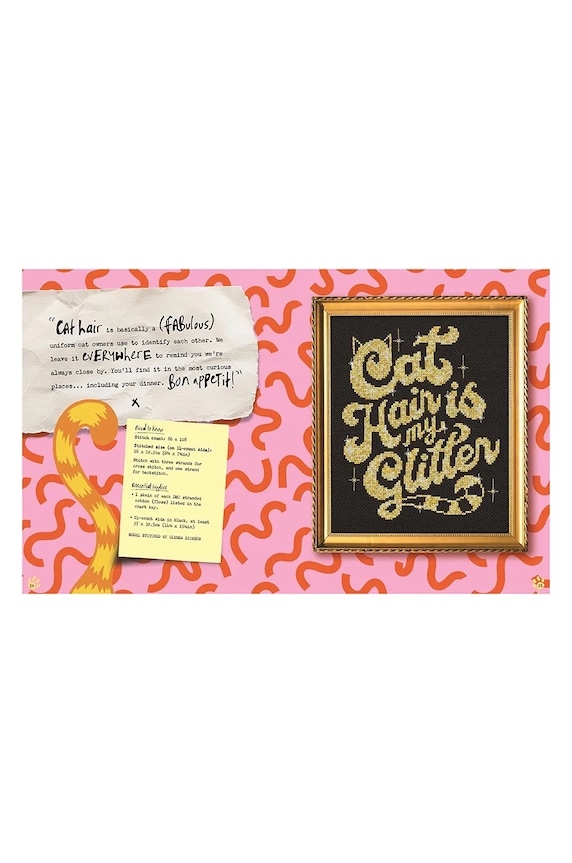Книга home & lifestyle Cross Stitch with Cattitude by Emma Congdon, English DC1011 мультиколор AA00