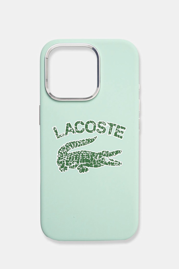 Lacoste Husa pentru telefon iPhone 16 Pro 6.3 pentru telefon turcoaz LCHMP16LUCRA