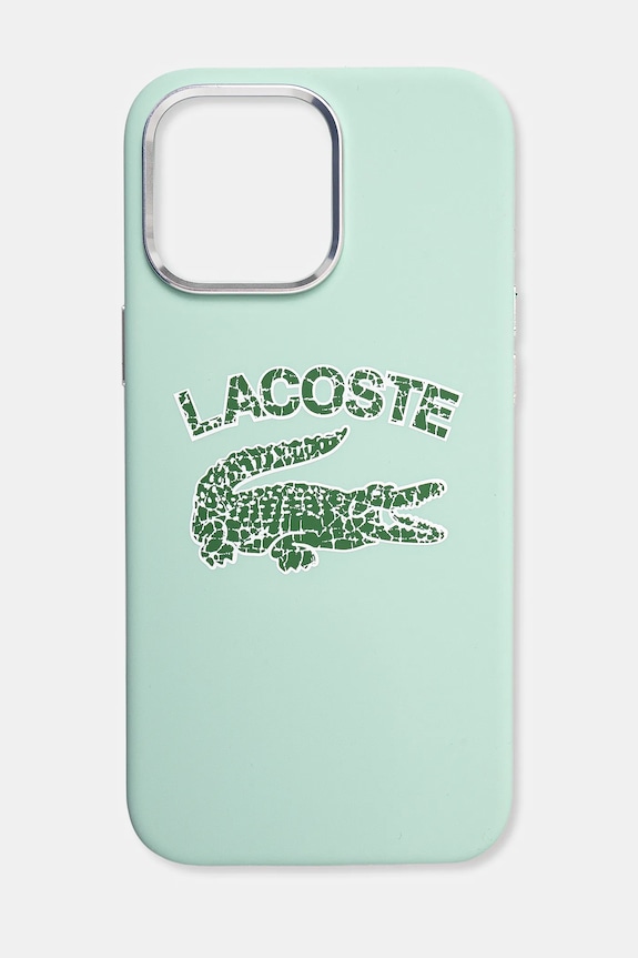 Lacoste etui pentru telefon iPhone 16 Pro Max 6.9 pentru telefon turcoaz LCHMP16XUCRA