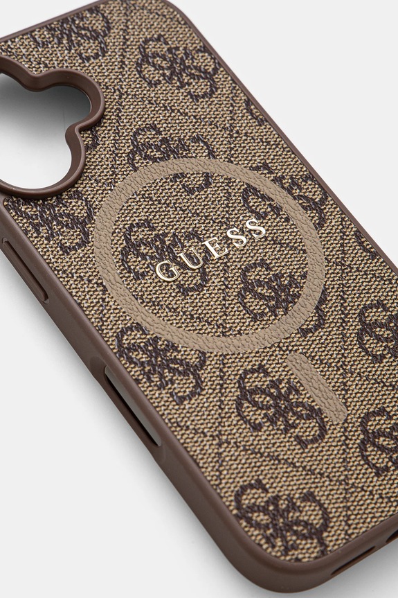 Etui za telefon Guess iPhone 16 6.1 GUHMP16SG4GFRW smeđa AA00