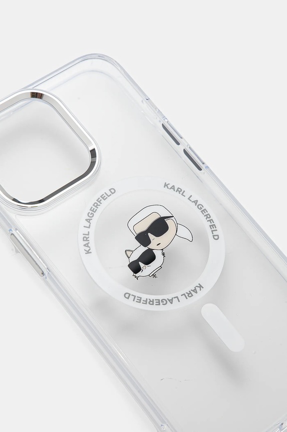 Karl Lagerfeld etui na telefon iPhone 15 Pro Max 6.7 KLHMP15XHLSKCH transparentny AA00