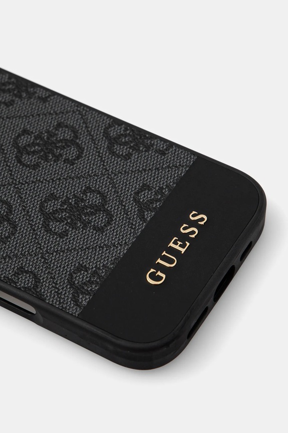 Guess etui na telefon iPhone 16 6.1 GUHCP16SG4GLGR szary AA00