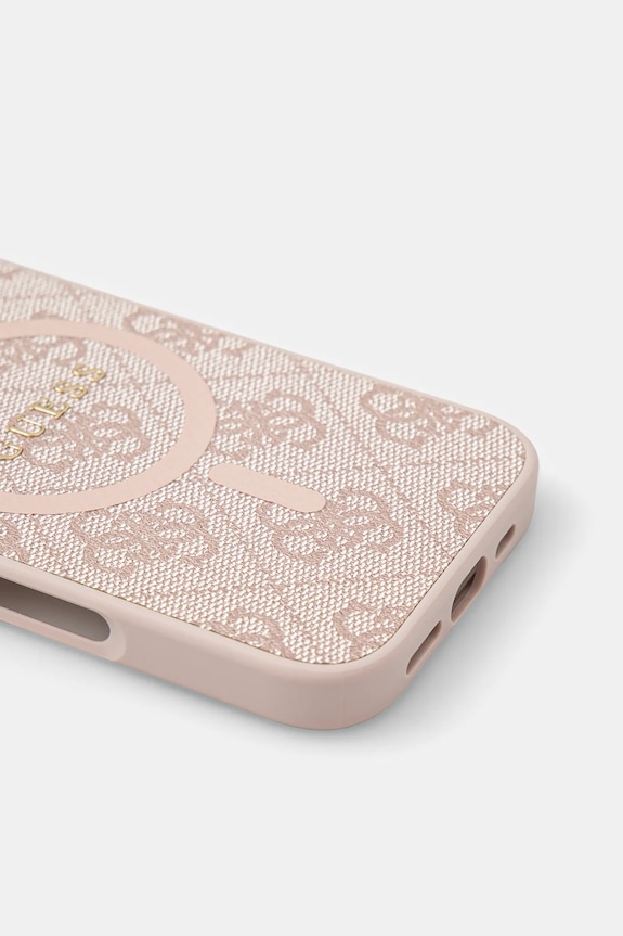 Θήκη κινητού Guess iPhone 16 6.1 GUHMP16SG4GFRP ροζ AA00