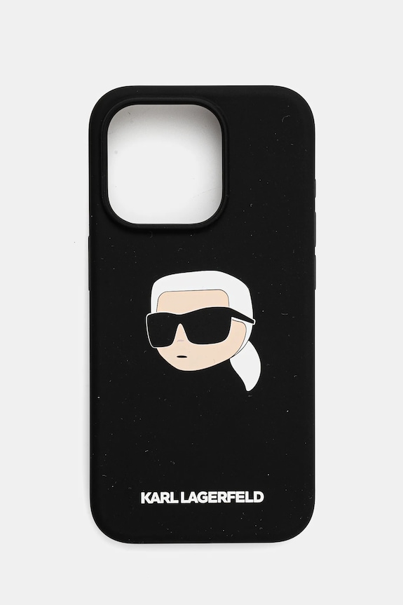 Θήκη κινητού Karl Lagerfeld iPhone 15 Pro 6.1 μαύρο KLHMP15LSKHPPLK