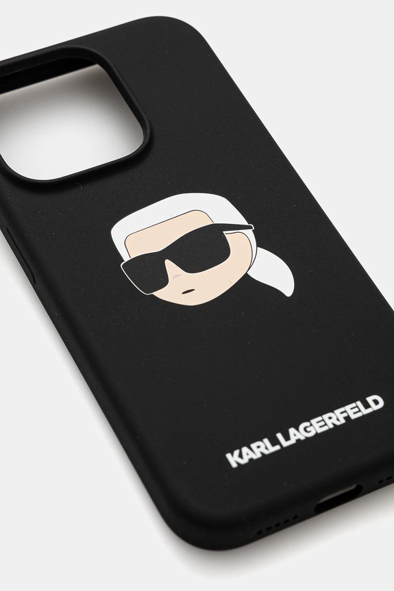 Θήκη κινητού Karl Lagerfeld iPhone 15 Pro 6.1 KLHMP15LSKHPPLK μαύρο AA00