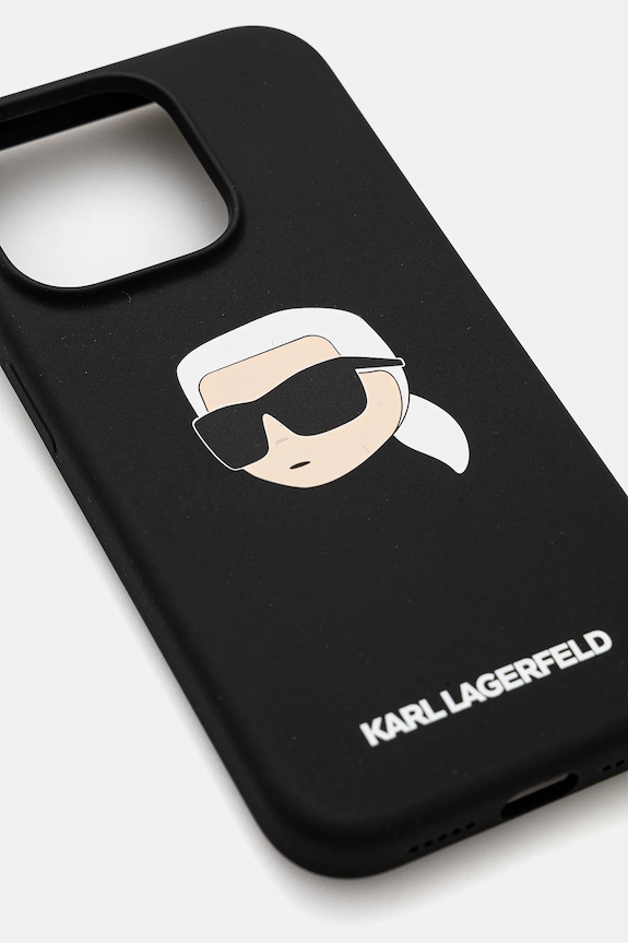 Θήκη κινητού Karl Lagerfeld iPhone 15 Pro 6.1 KLHMP15LSKHPPLK μαύρο AA00