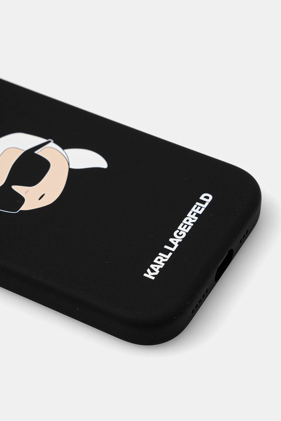 Θήκη κινητού Karl Lagerfeld iPhone 15 6.1 KLHMP15SSKHPPLK μαύρο AA00