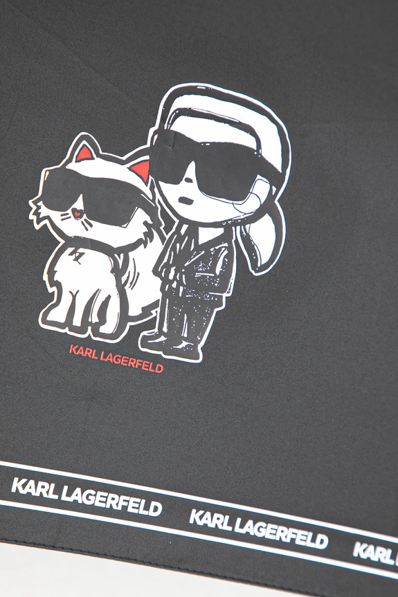 Doplnky Dáždnik Karl Lagerfeld IKON A2W50021 čierna