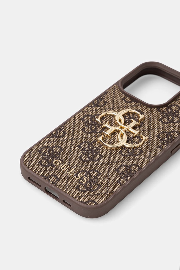 Etui za telefon Guess iPhone 16 Pro 6.3 GUHCP16L4GMGBR rjava AA00