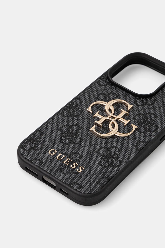 Guess Husa pentru telefon iPhone 16 Pro 6.3 GUHCP16L4GMGGR negru AA00